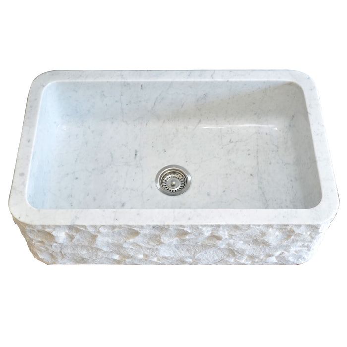 CARRERA WHITE FARMHOUSE SINK