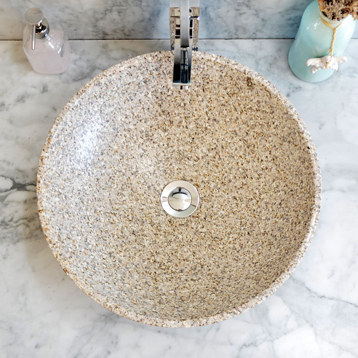 DUSTY BEIGE VESSEL SINK