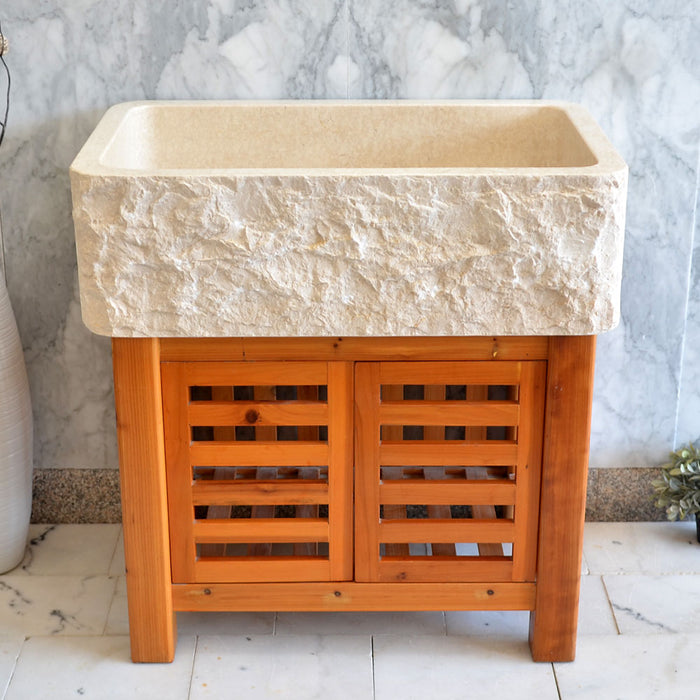 GALALA BEIGE FARMHOUSE SINK